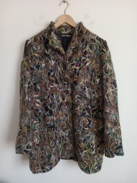 Homespun Knitwear - Vintage Issey Miyake Knitwear Jacket