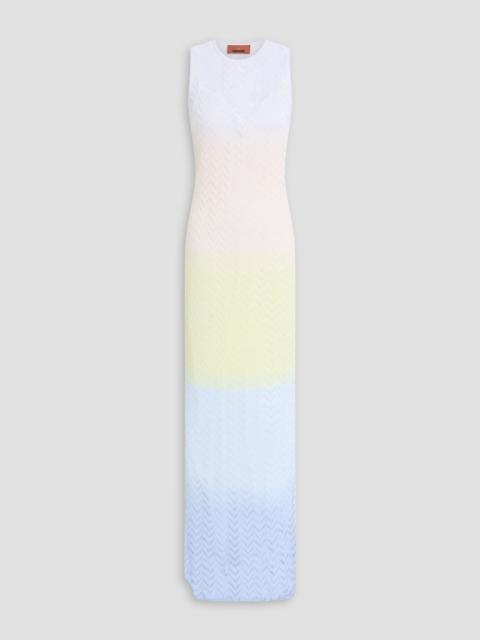 Missoni Crochet-knit maxi dress