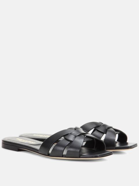 SAINT LAURENT Tribute Nu Pieds 05 leather sandals