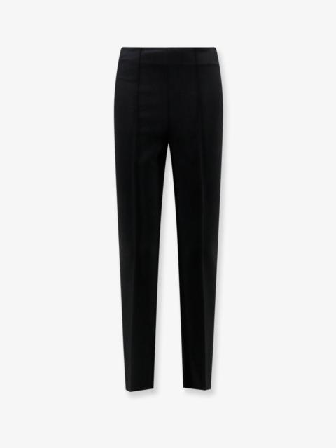 RÓHE Rohe Cigarette Leg Stretch Viscose Trousers Black