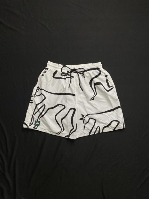 by Parra Rare By Parra Yoga Walks Swim Shorts White Large