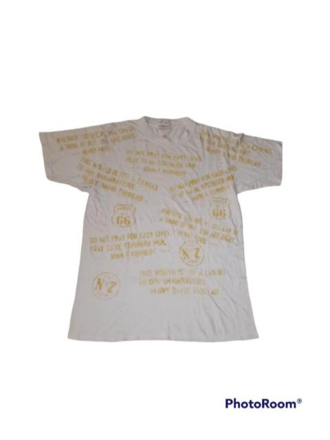 Other Designers Tultex - NICE ALL OVER QUOTES PRINT T SHIRT