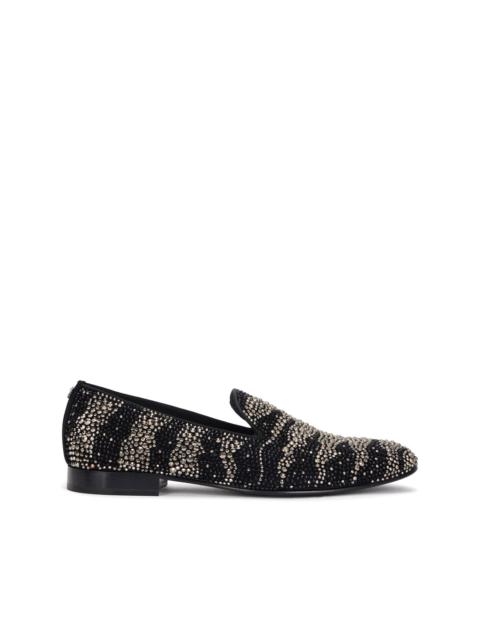 Roberto Cavalli rhinestone-embellished loafers