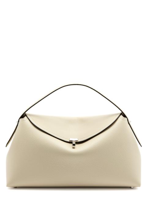 T-Lock leather top handle bag
