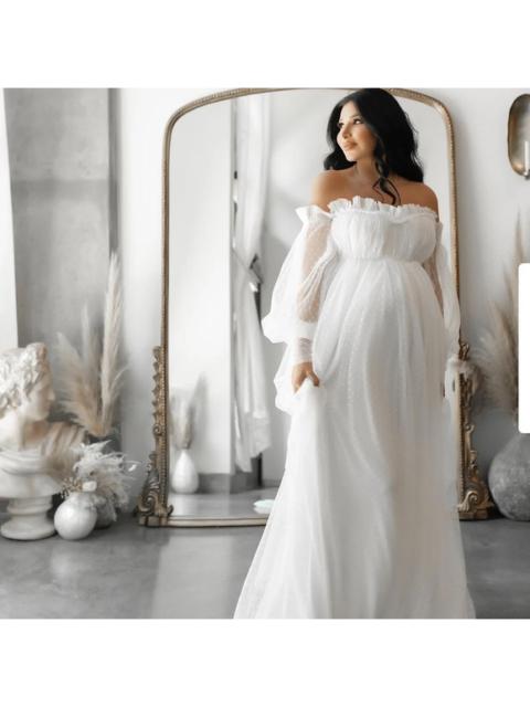 Other Designers Anyuta Coture - Anyuta Couture Grace Gown Maternity Dress-Flowy lining