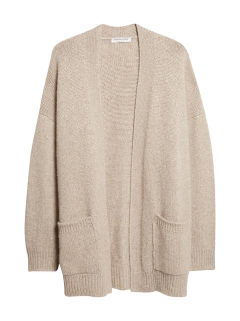 Johnstons of Elgin Johnstons of Elgin Bay Slouchy Cashmere & Cotton Cardigan in Sea Shell at Nordstrom