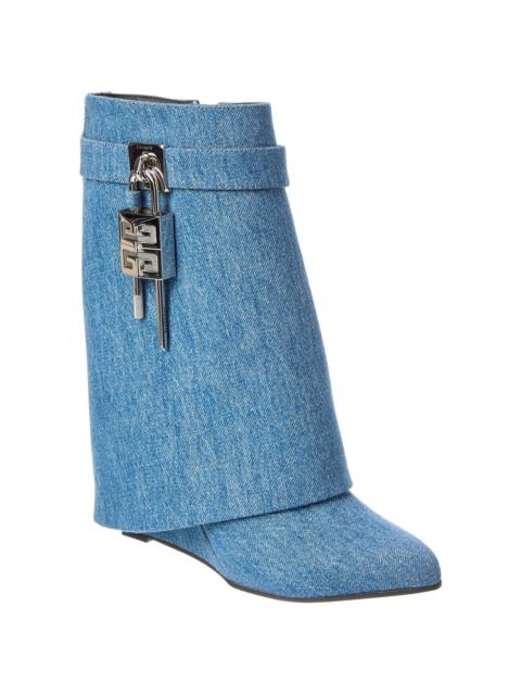 Givenchy Givenchy Shark Lock Denim Bootie