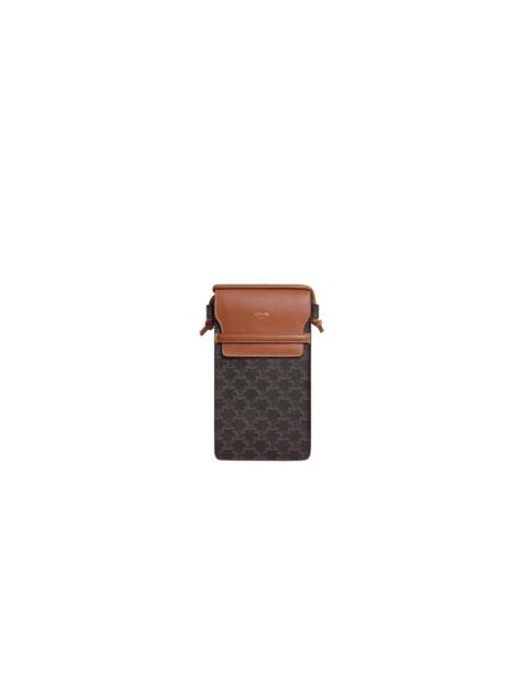 CELINE Celine Triomphe Phone Pouch Crossbody