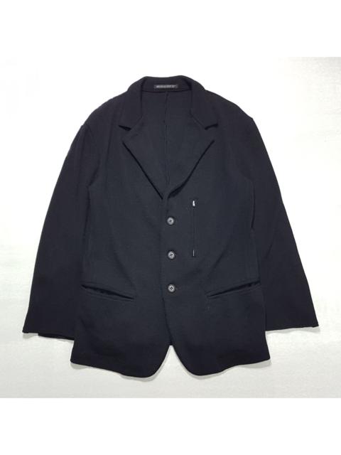 Yohji Yamamoto Y’s by Yohji Yamamoto Rib Knit Wool Blazer Jacket