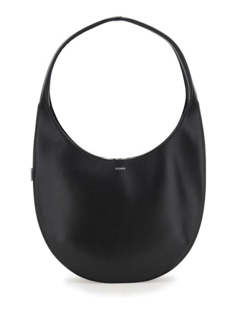 COPERNI Coperni Women 'Swipe Medium' Black Shoulder Bag With Logo On Front In Leather Woman