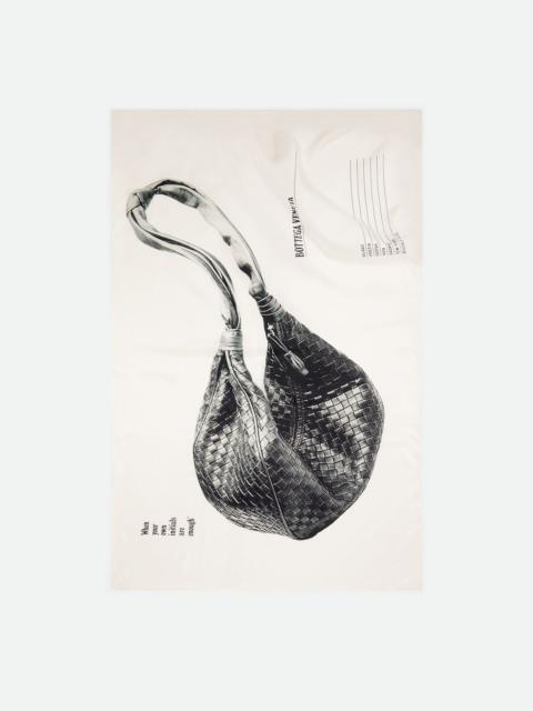 Bottega Veneta Silk Twill Printed Foulard