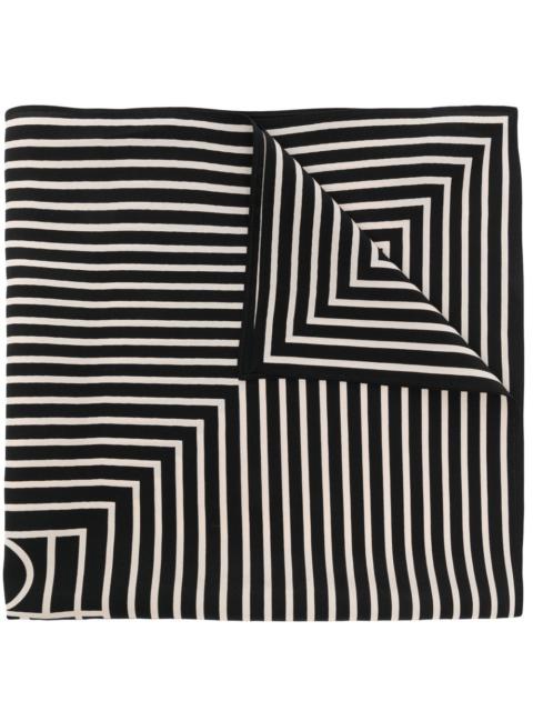 Totême Toteme Women Monogram Silk Scarf
