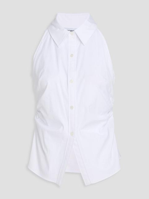 VERONICA BEARD Regina stretch-cotton poplin shirt