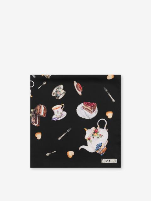 Moschino PRINTED SILK SCARF