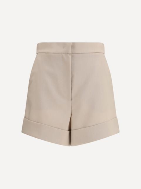 Max Mara Mohair and silk canvas Shorts