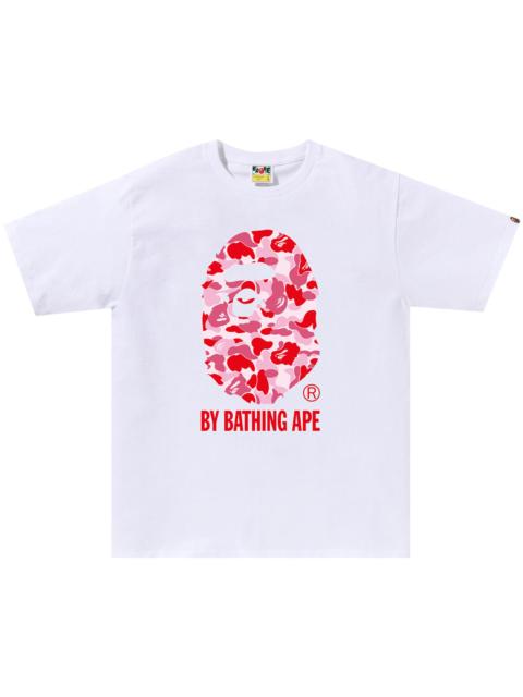 A BATHING APE® BAPE ABC Camo By Bathing Ape Tee 'White/Pink'