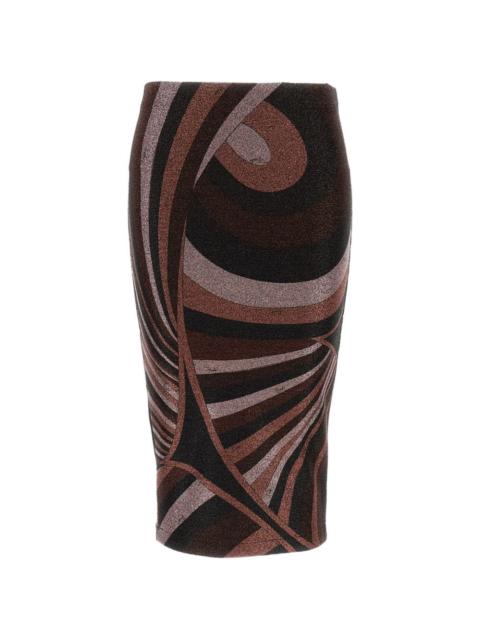 PUCCI Pucci Women Printed Midi Skirt