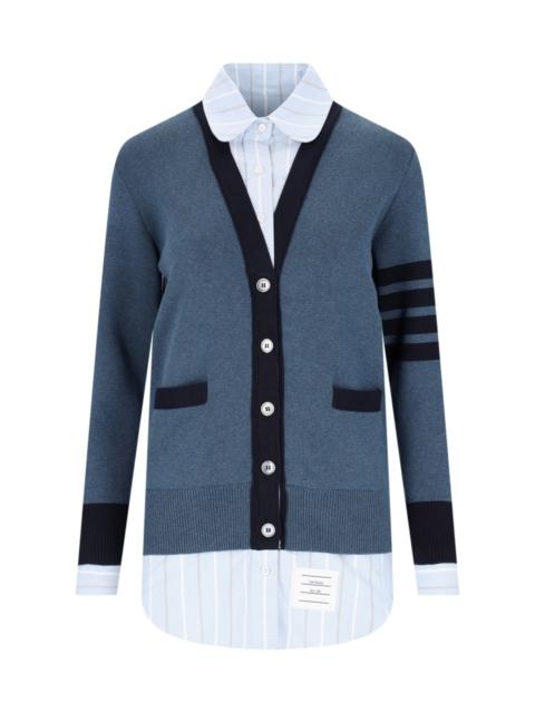 Thom Browne SHIRT DETAIL CARDIGAN