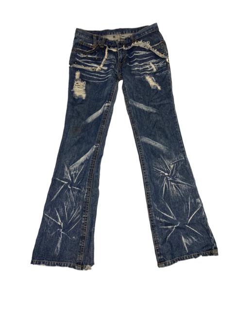 Other Designers Archival Clothing - Japanese Brand Zero Flash Bootcut Jeans. S0238