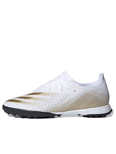 adidas adidas X Ghosted.3 TF 'White Metallic Gold Melange' EG8199