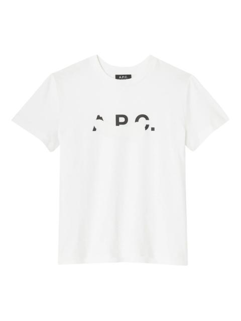 A.P.C. A.p.c. Logo-print T-shirt