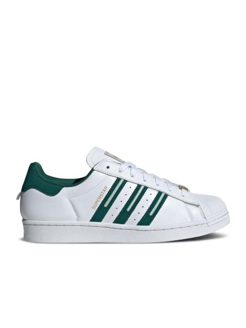 adidas SUPERSTAR 'EMBROIDERED GREEN STRIPES'