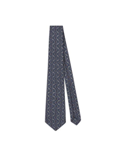 Etro jacquard paisley tie