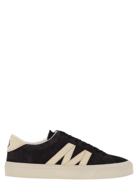 Moncler Moncler Men Monaco2 - Suede And Nubuck Leather Trainers