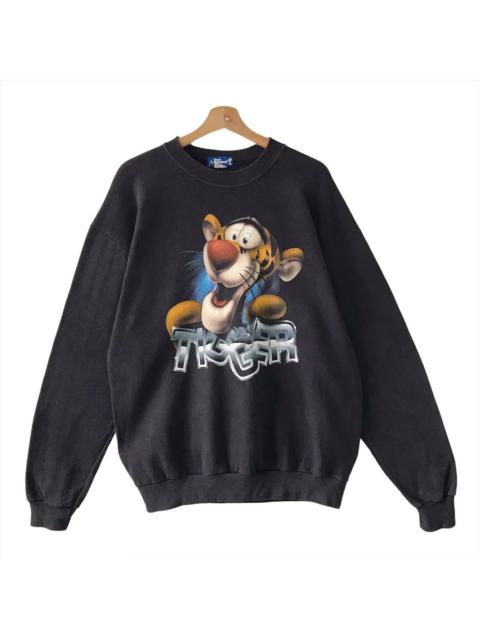 Other Designers Cartoon Network - 90s Tigger Big Logo Crewneck Sweatshirt Size M