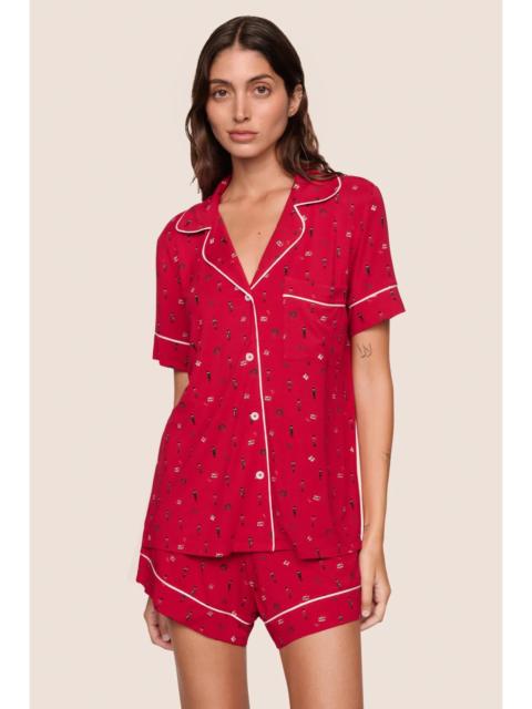 eberjey Gisele Printed TENCEL™ Modal Relaxed Short PJ Set