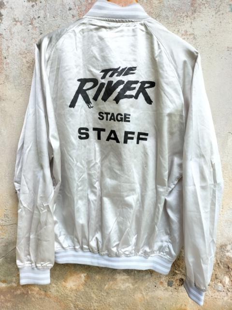 Other Designers Vintage The River Staff Varsity bomber light Jacket Event