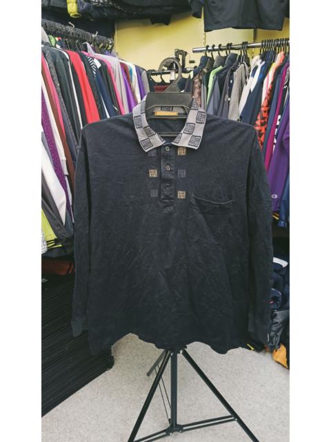 Other Designers 🔥 Vintage Lancel Paris Long Sleeve Polo Made In Japan