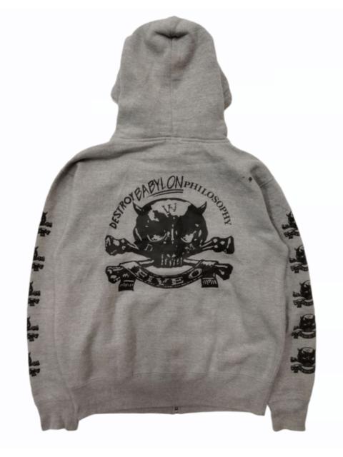 Other Designers Skulls - DUPPIES Destroy Babylon Philosophy Hoodie