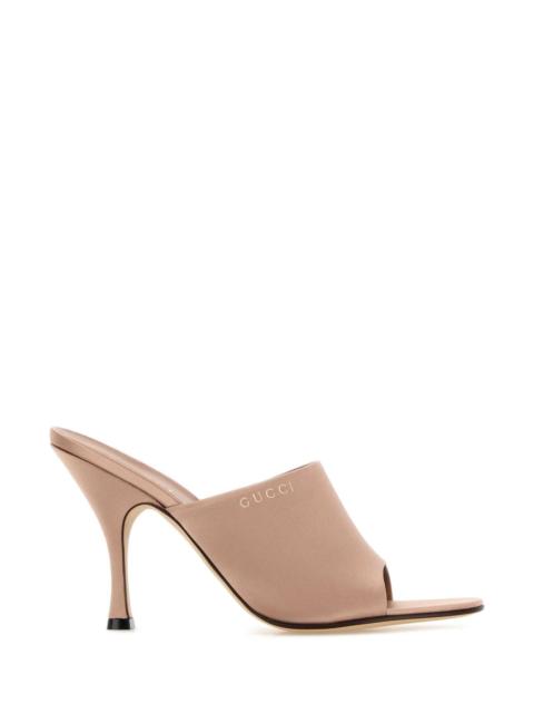 GUCCI Gucci Women Powder Pink Satin Mules
