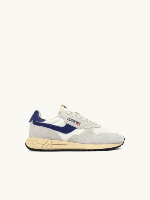 AUTRY REELWIND LOW SNEAKERS IN NYLON AND SUEDE COLOR WHITE AND LIMOGES