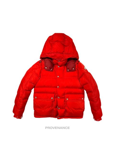 Moncler Moncler Brel Down Puffer Bomber Jacket Coat - Red 3 L