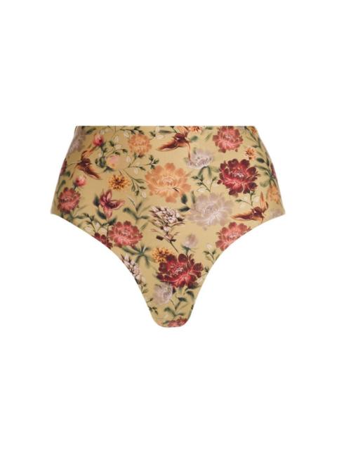 Agua by Agua Bendita Magenta Paramo Bikini Bottom multi