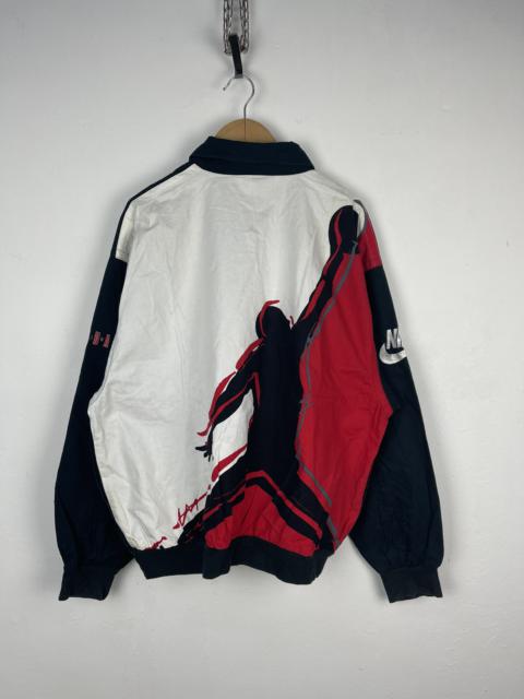 Nike Vintage Nike Air Jordan bulls colorway back dunk jacket