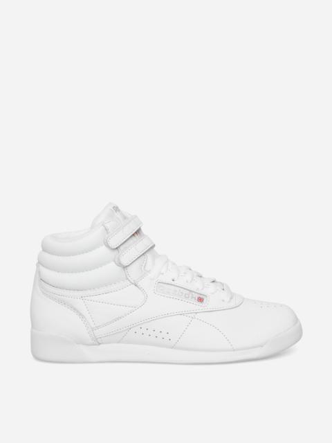 Reebok Women's Freestyle Hi Sneakers Intense White / Silver
