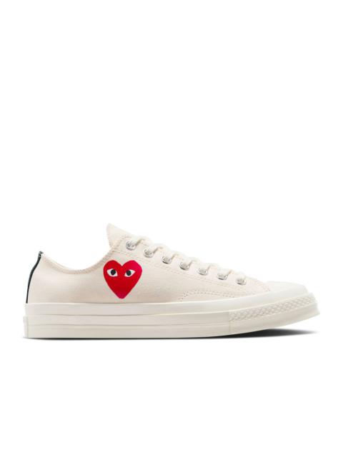 Converse COMME DES GARÇONS PLAY X CHUCK 70 LOW 'SINGLE HEART - MILK'