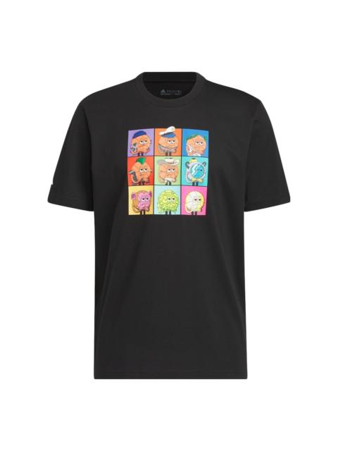 adidas adidas Metaverse Lil' Stripe PFP Tee 'Black' IM4631