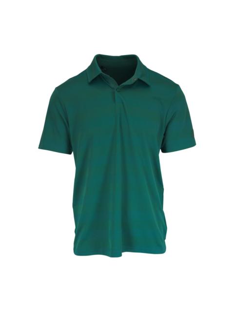 logo-patch polo shirt