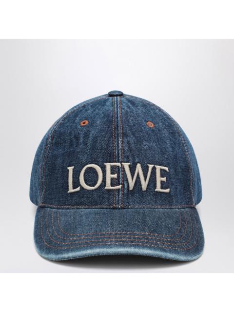 Loewe Loewe Denim Baseball Cap With Logo Men