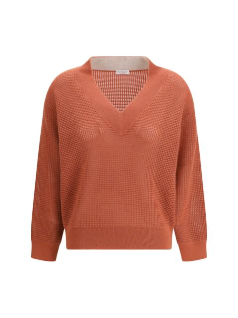 Brunello Cucinelli Brunello Cucinelli Women Cashmere Net Sweater