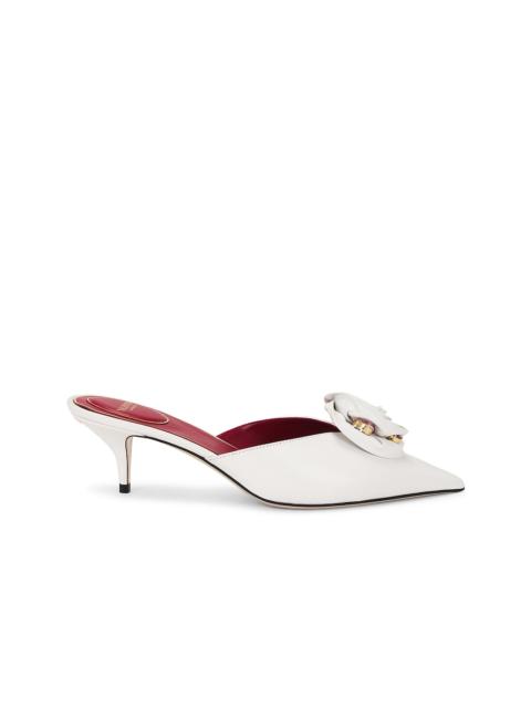 Valentino Drip Rose Mule