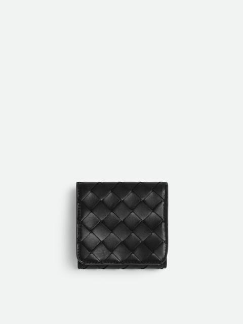 Bottega Veneta Intrecciato Compact Tri-Fold Wallet