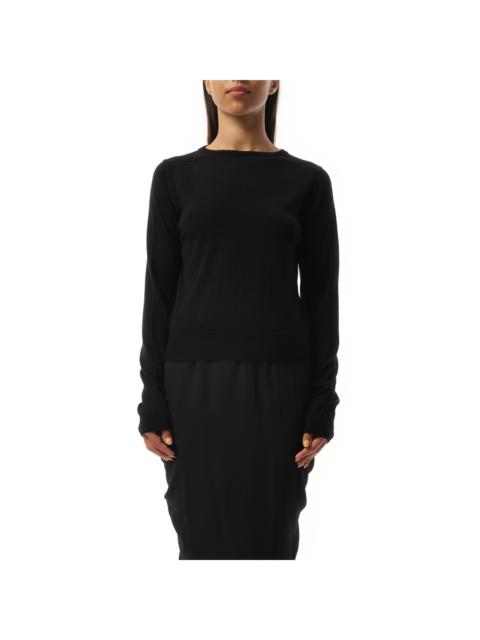 Rick Owens Cashmere Biker Level Sweater in Black