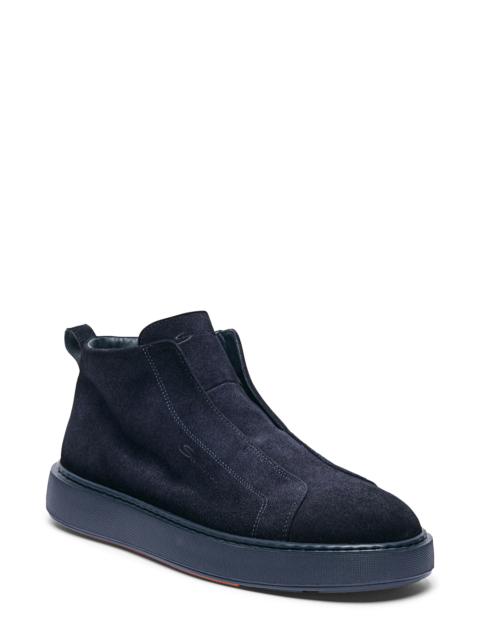 Santoni Santoni Victory Laceless Slip-On Sneaker in Blue at Nordstrom