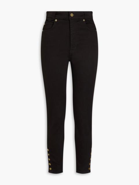 FRAME The Snapped high-rise skinny jeans