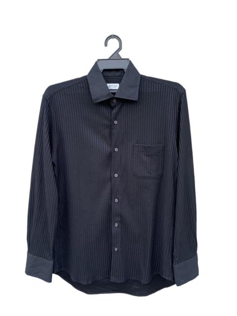 Lanvin Lanvin Black Long Sleeve Button Ups Stripe Shirt